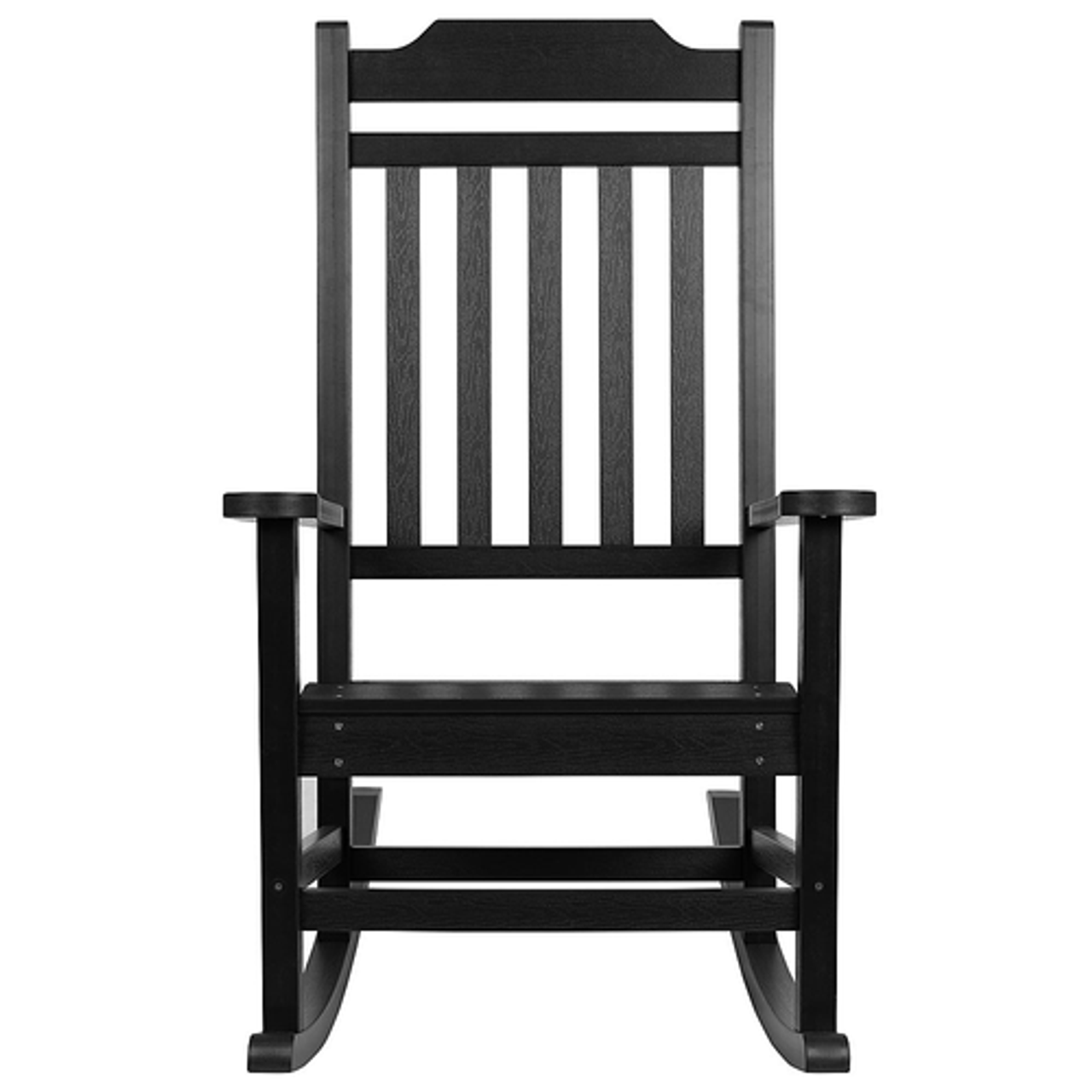 Flash Furniture - Winston Rocking Patio Chair - Black