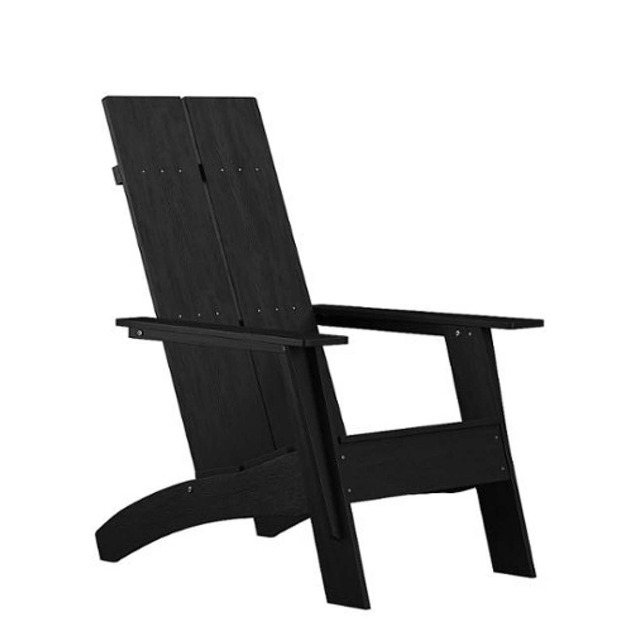 Flash Furniture - Sawyer Adirondack Chair - Black