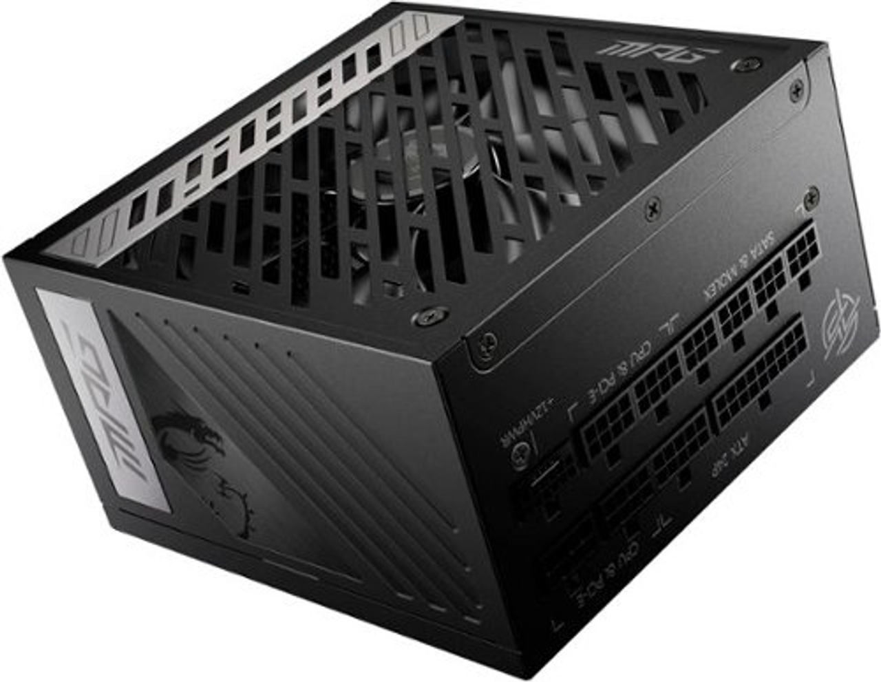 MSI MPG A850G PCIE 5 ATX 80 Plus Gold PSU Power Supply - Black