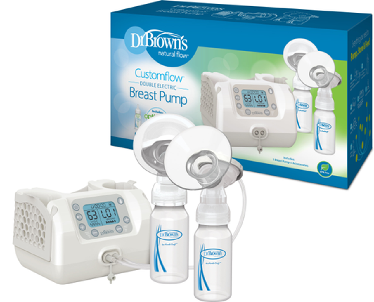 Dr. Brown’s - Double Electric Breast Pump - White