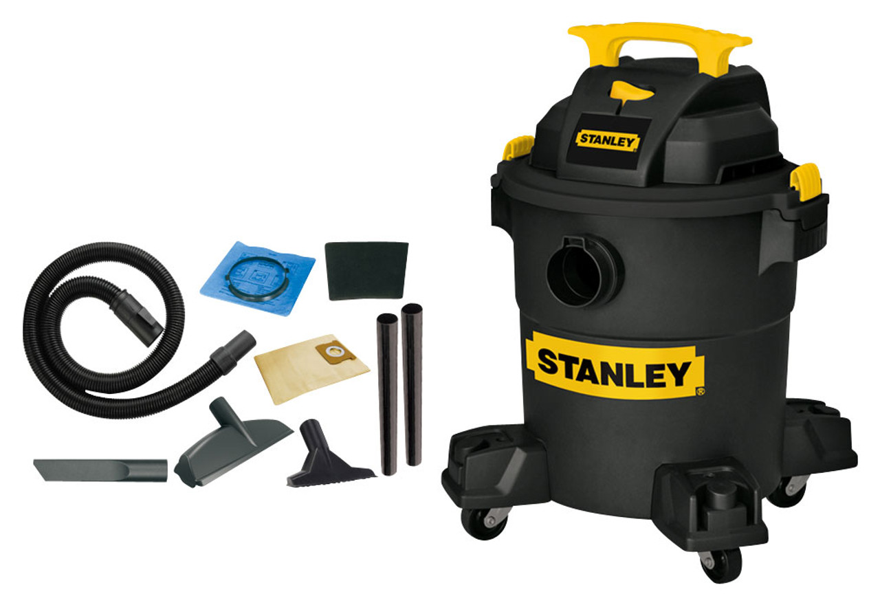 Stanley - 6-Gal. Wet/Dry Vacuum - Black