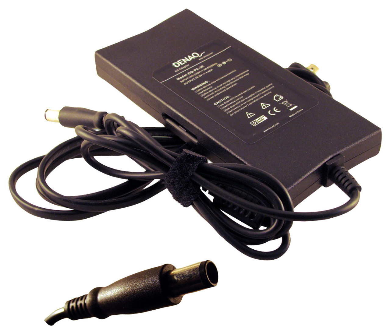 DENAQ - AC Power Adapter for Select Dell Laptops - Black