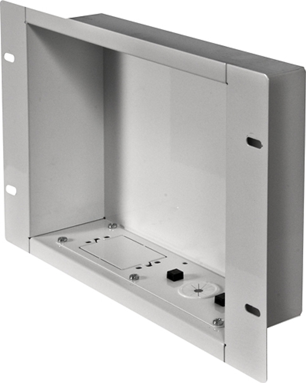 Peerless-AV - Recessed Cable Management and Power Storage Accessory Box - White