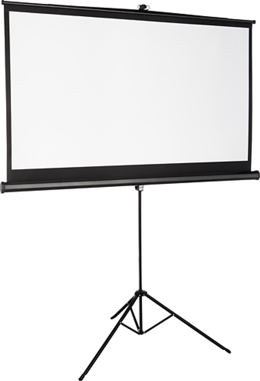 Insignia™ - 75" Tripod Projector Screen - Black/White