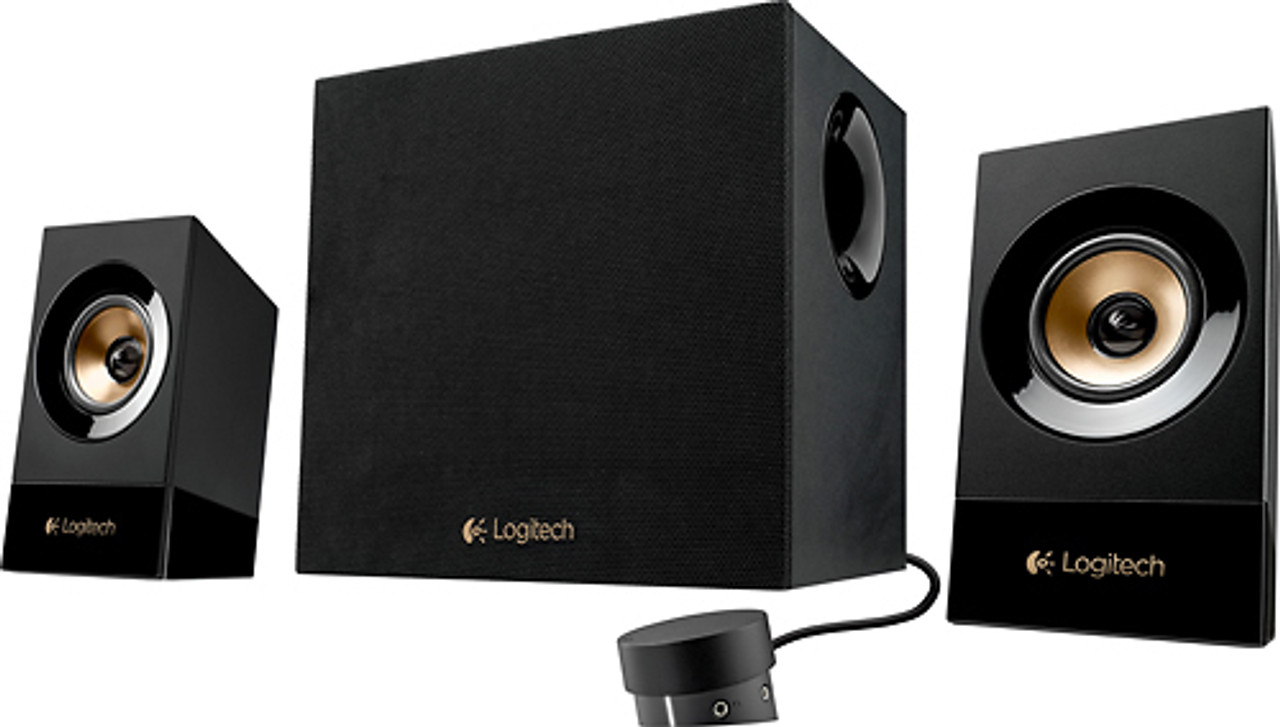 Logitech - z533 Multimedia Speakers (3-Piece) - Black