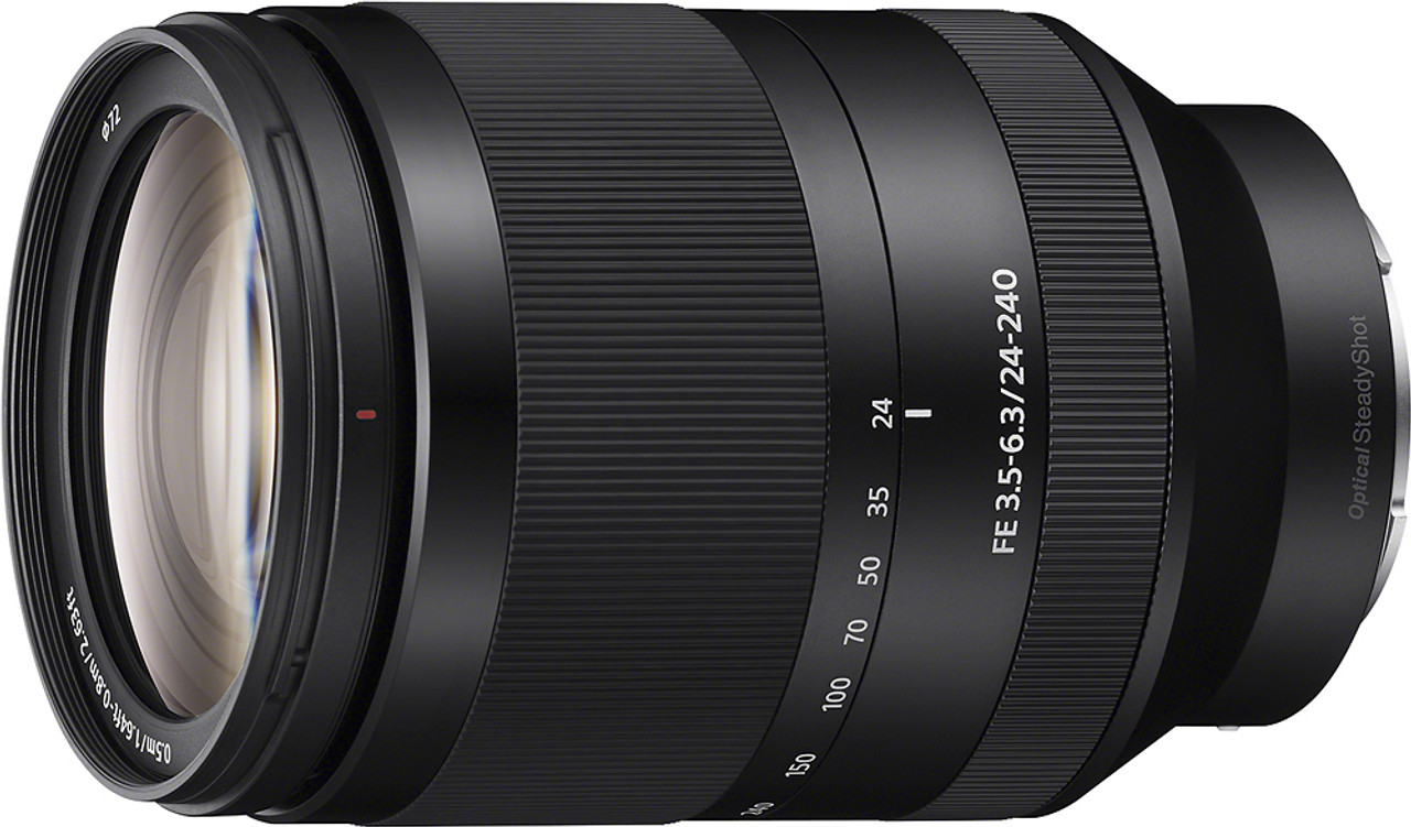 Sony - FE 24-240mm f/3.5-6.3 OSS Full-Frame E-Mount Telephoto Zoom Lens - Black