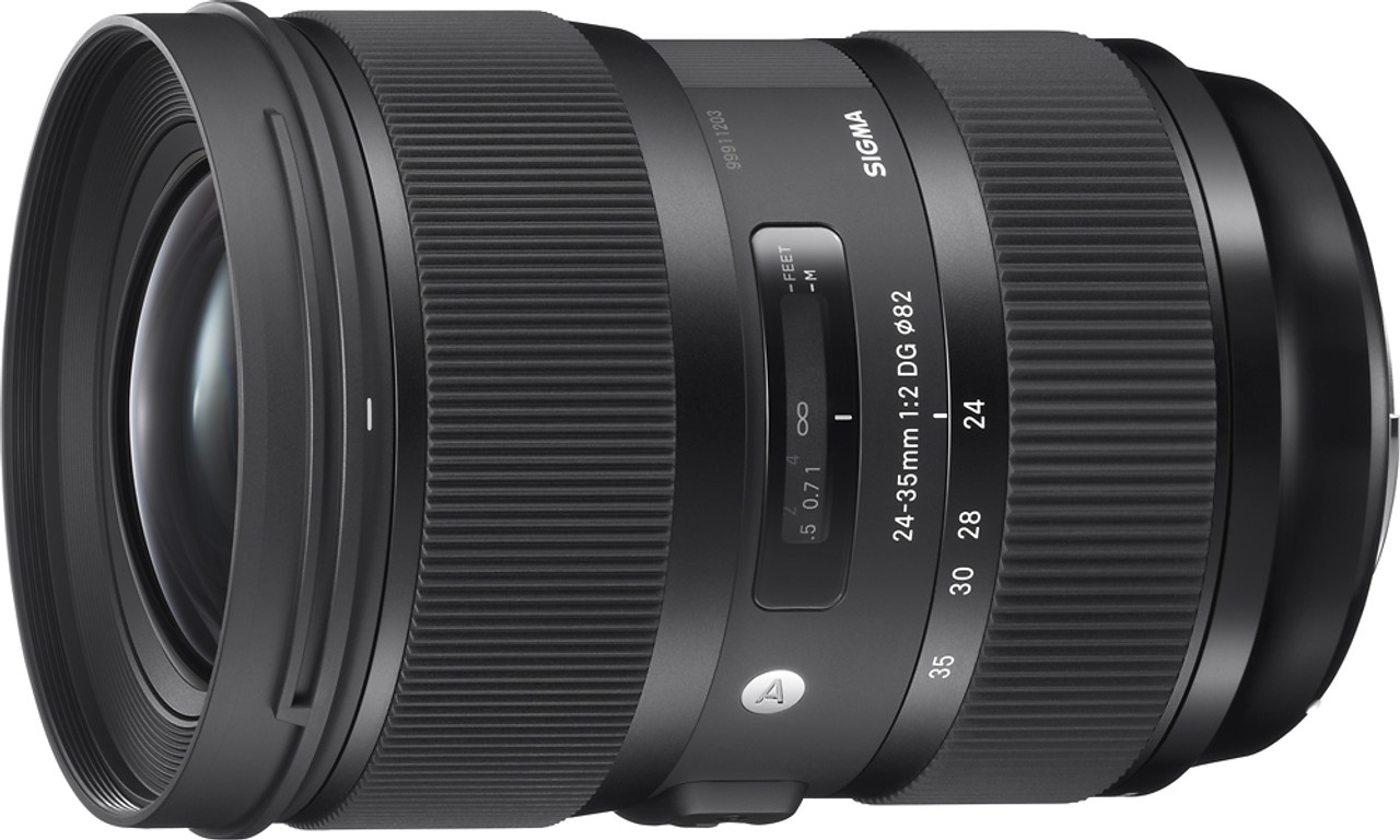 Sigma - 24-35mm f/2 DC HSM Art Standard Zoom Lens for Canon - Black