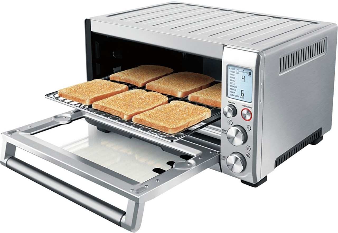 Breville - the Smart Oven Pro Convection Toaster/Pizza Oven - Silver