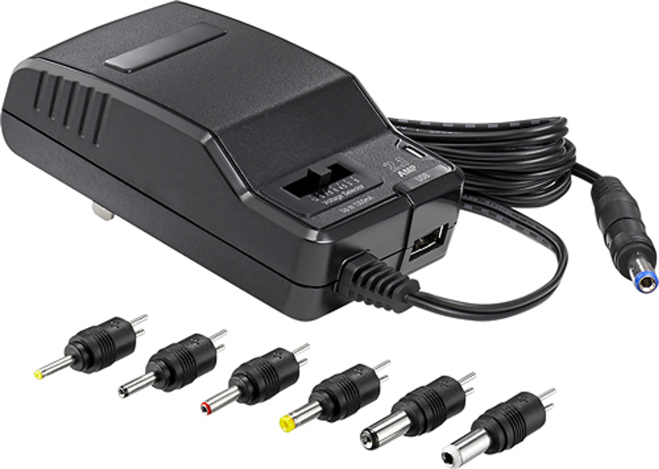 Insignia - AC Adapter - Black