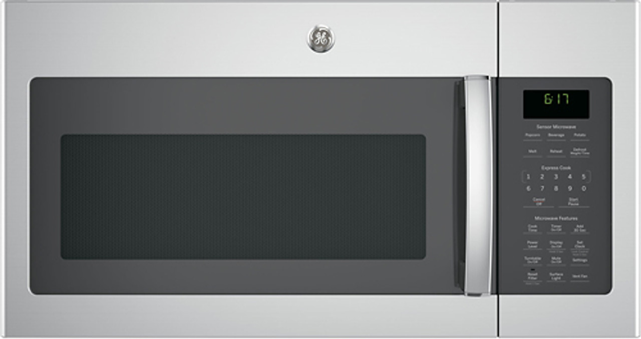 GE - 1.7 Cu. Ft. Over-the-Range Microwave - Stainless steel