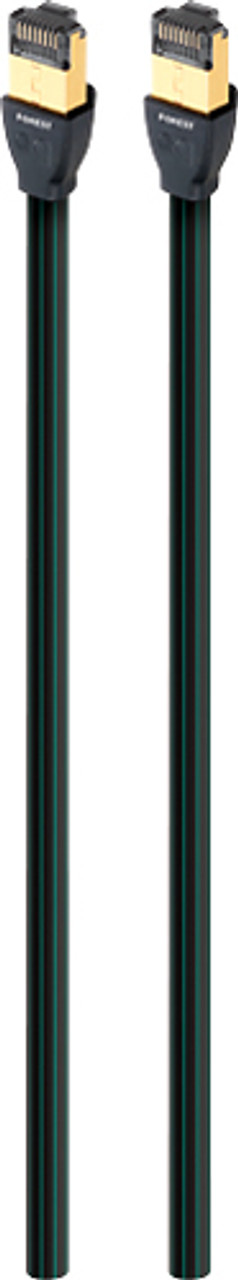 AudioQuest - RJE Forest 26.2' In-Wall Ethernet Cable - Black/Green