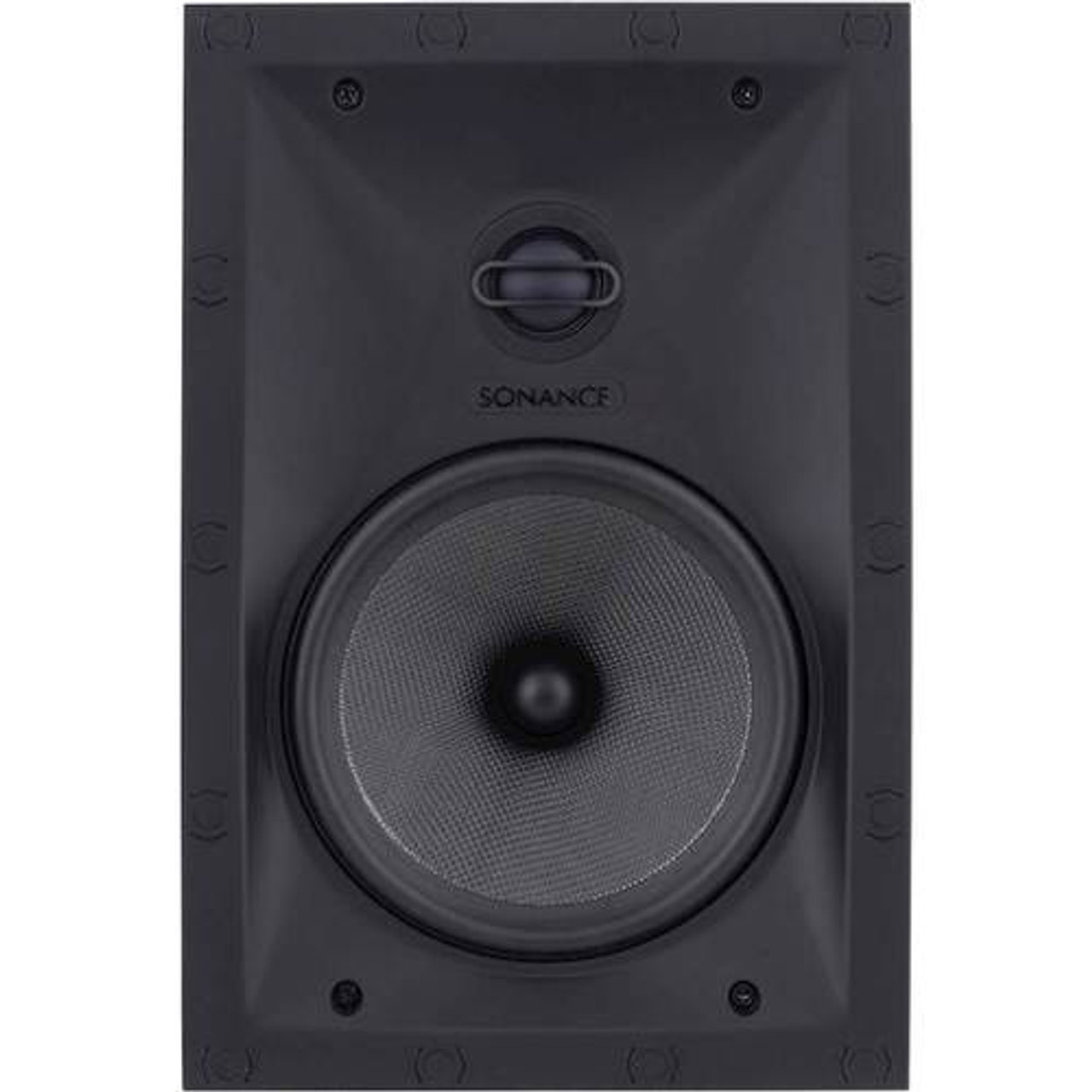 Sonance - Visual Performance 6-1/2" Passive 2-Way In-Wall Speakers (Pair) - Paintable White
