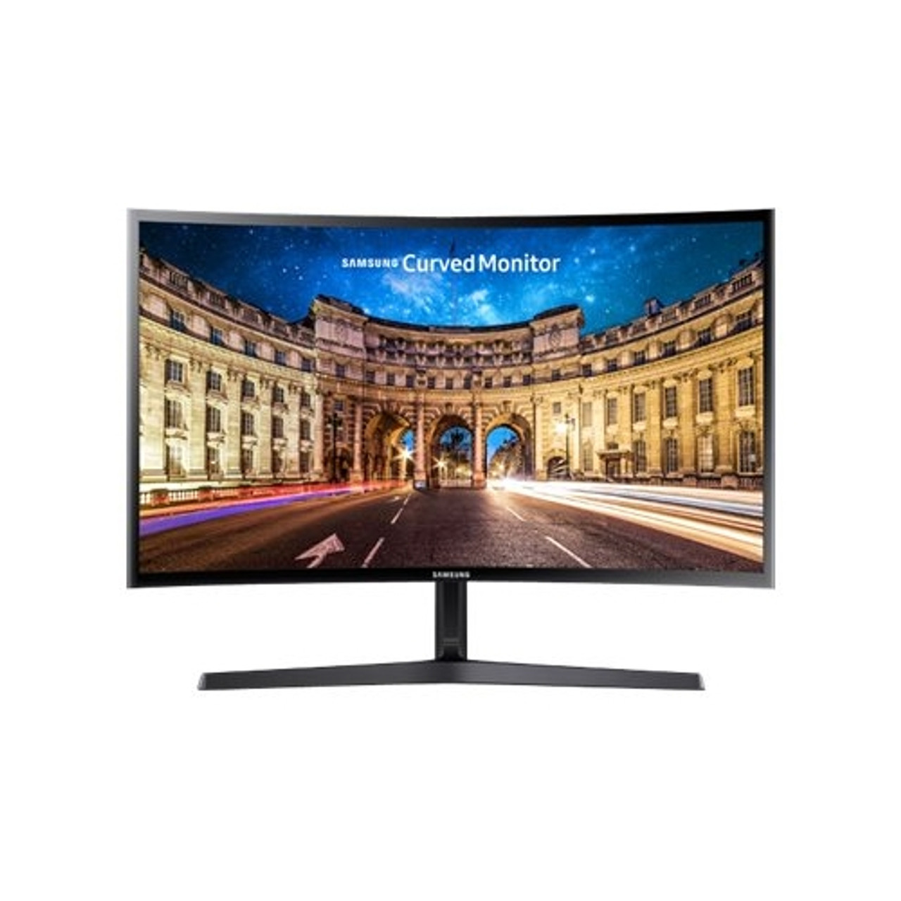 Samsung - CF398 Series C27F398FWN 27" LED Curved FHD FreeSync Monitor - High Glossy Black