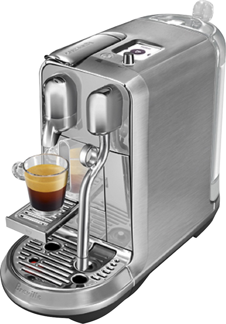 Breville - Nespresso Creatista Plus Espresso Machine - Brushed Stainless Steel
