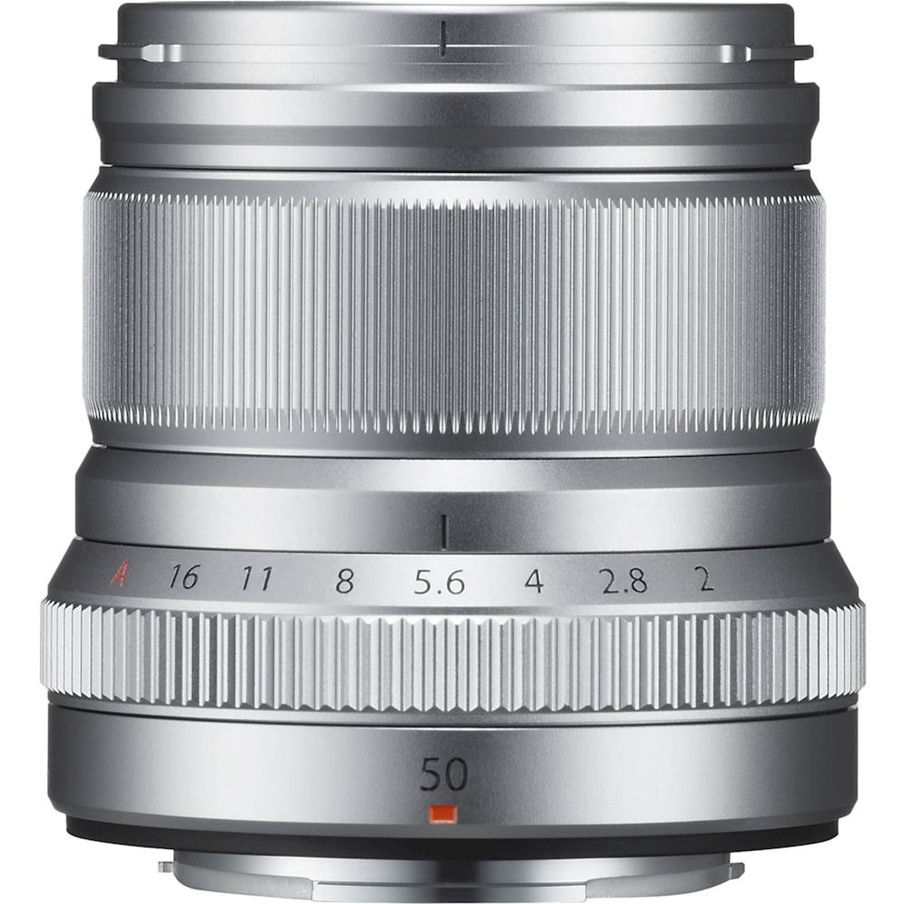 Fujifilm - Fujinon XF50mmF2 R WR Midrange Telephoto Lens for Fujifilm X-Mount System Cameras - Silver