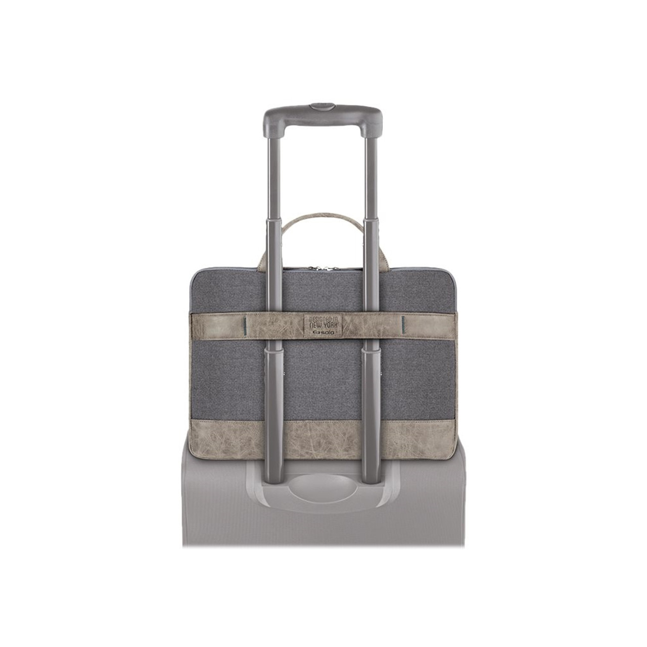 Solo - Urban PILOT SLIM BRIEF Laptop Case - Gray