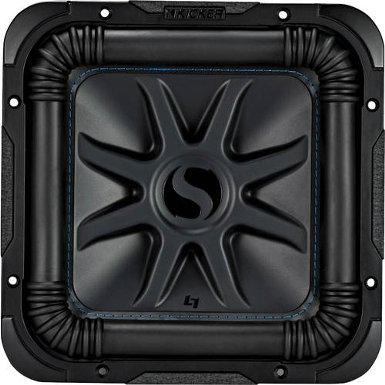 KICKER - Solo-Baric L7S 10" Dual-Voice-Coil 2-Ohm Subwoofer - Black