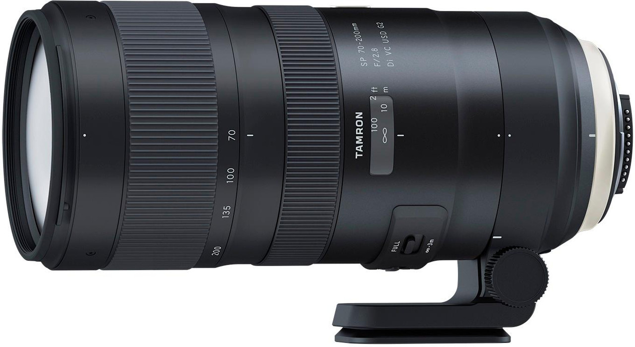 Tamron - SP 70-200mm F/2.8 Di VC USD G2 Telephoto Zoom Lens for Nikon DSLR - black