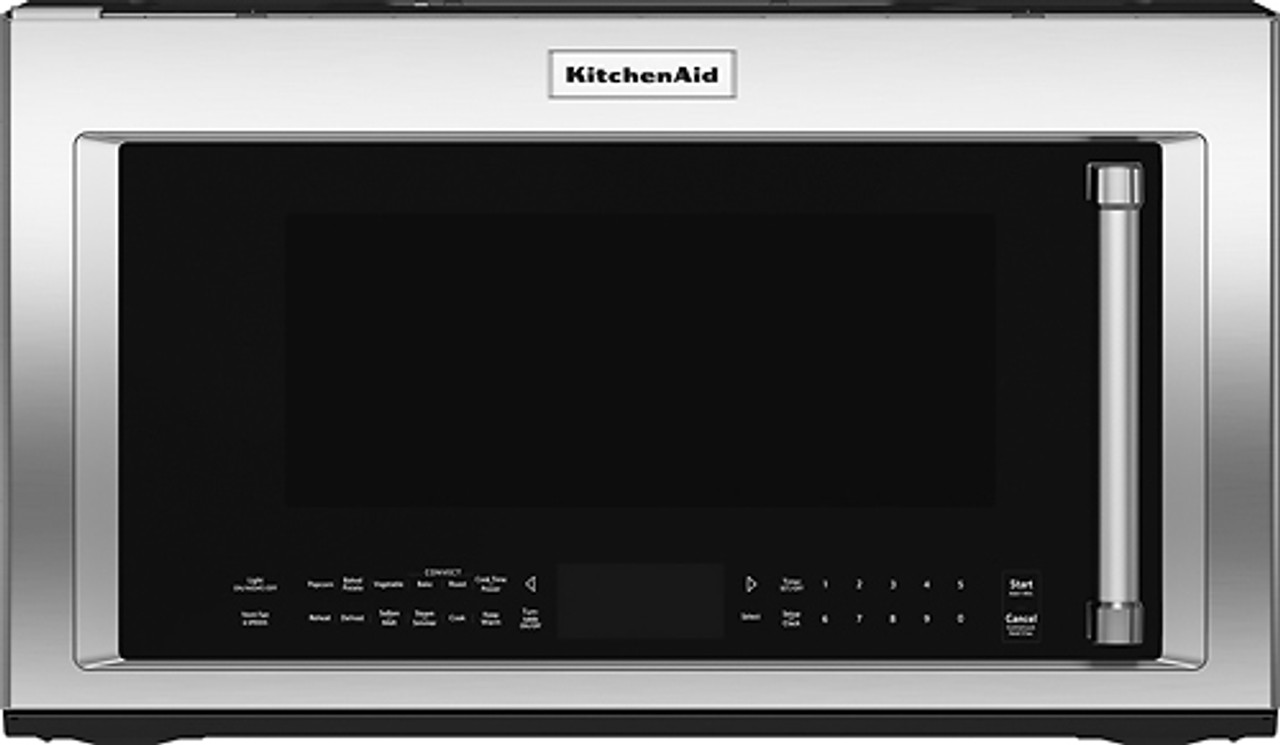 KitchenAid - 1.9 Cu. Ft. Convection Over-the-Range Microwave with Sensor Cooking - Stainless steel