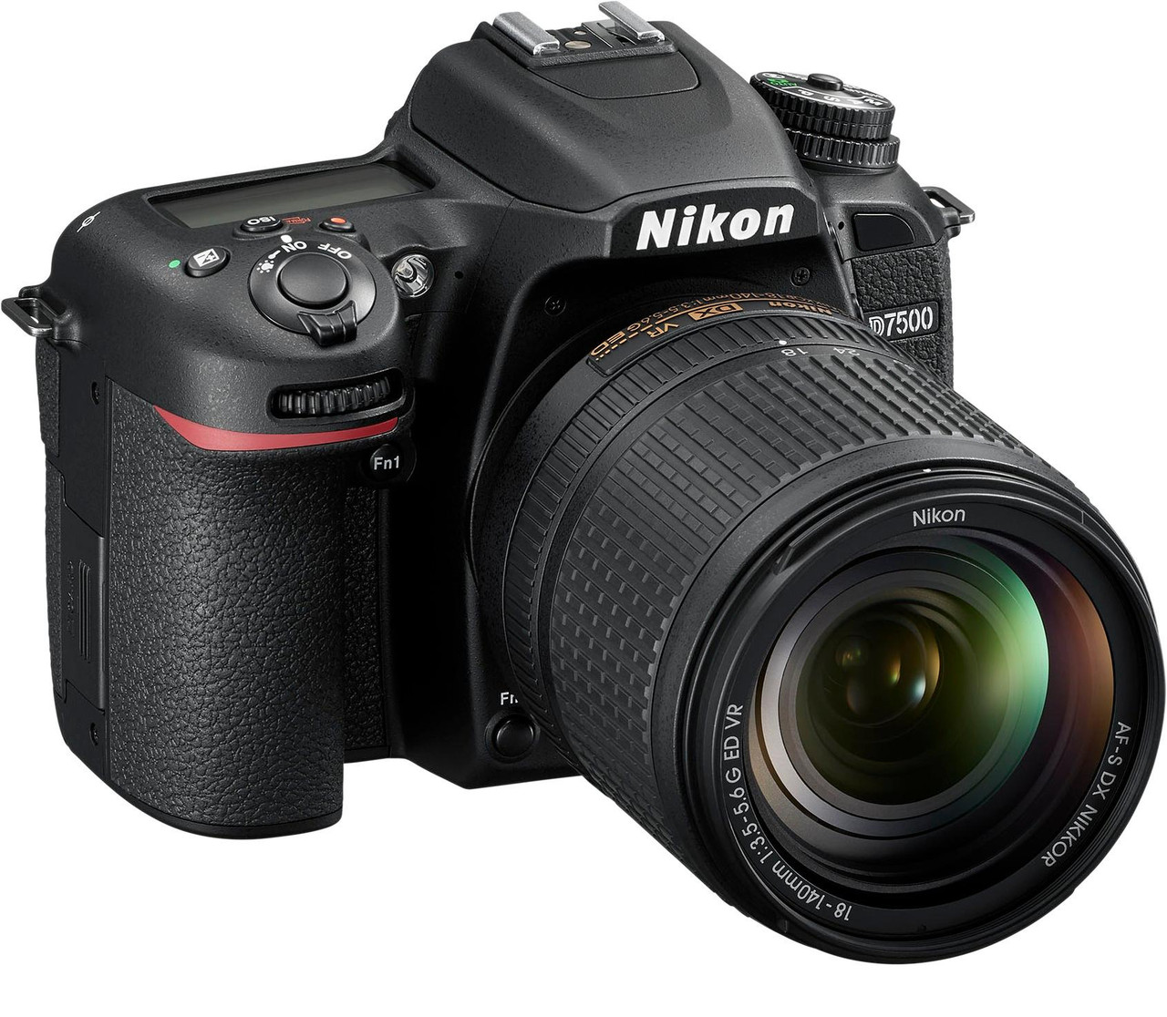 Nikon - D7500 DSLR Camera with AF-S DX NIKKOR 18-140mm f/3.5-5.6G ED VR lens - Black