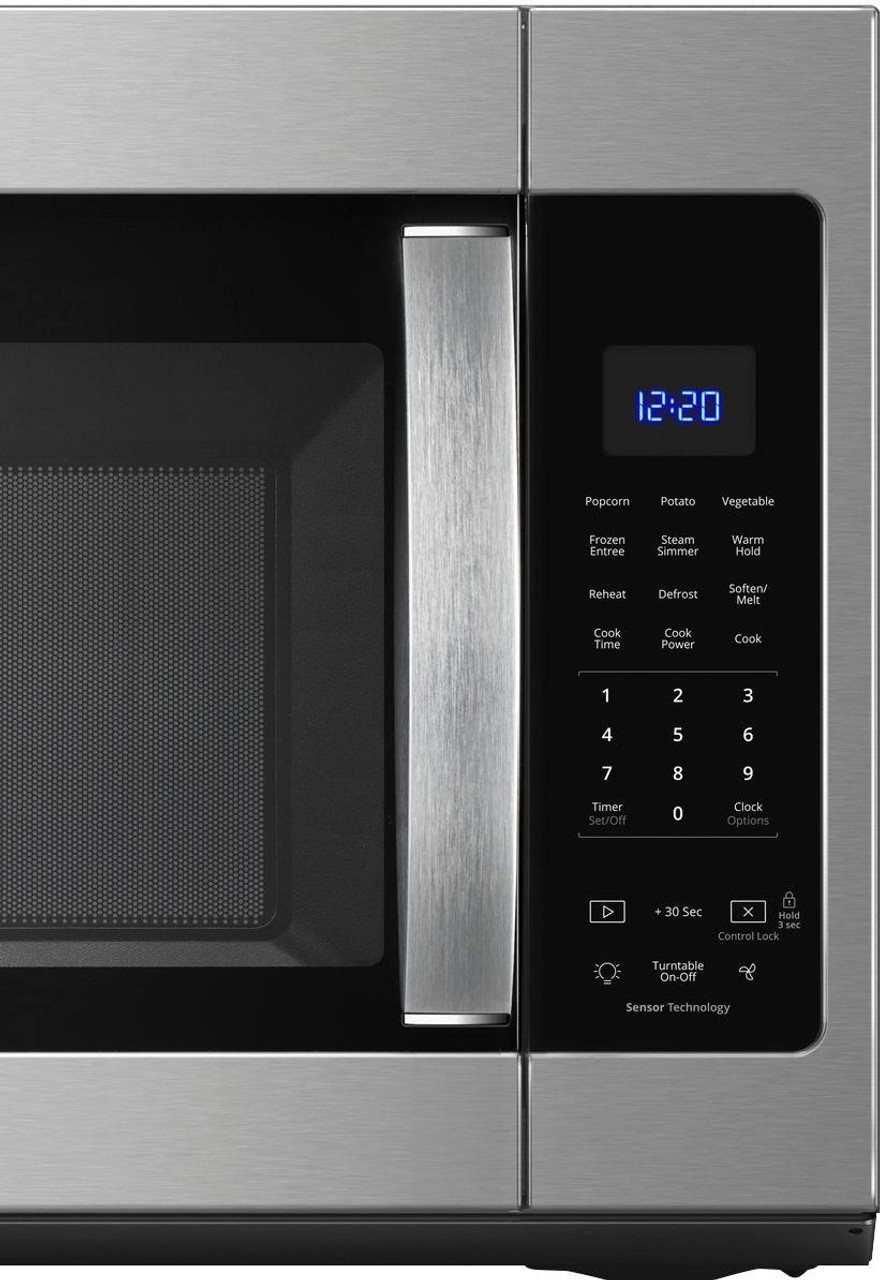 Whirlpool - 1.9 Cu. Ft. Over-the-Range Microwave with Sensor Cooking - Fingerprint Resistant Stainless Steel