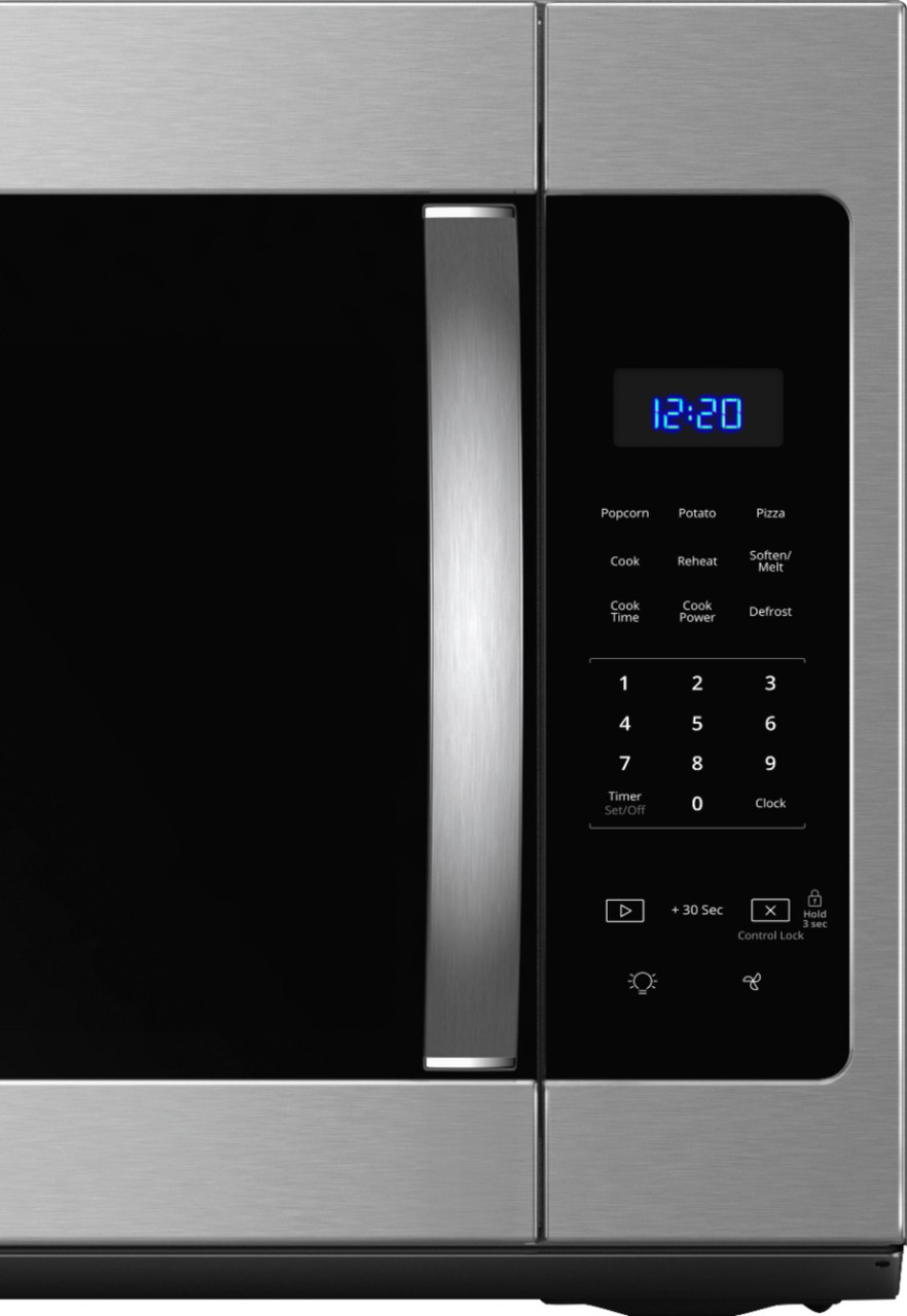 Whirlpool - 1.7 Cu. Ft. Over-the-Range Microwave - Fingerprint Resistant Stainless Steel