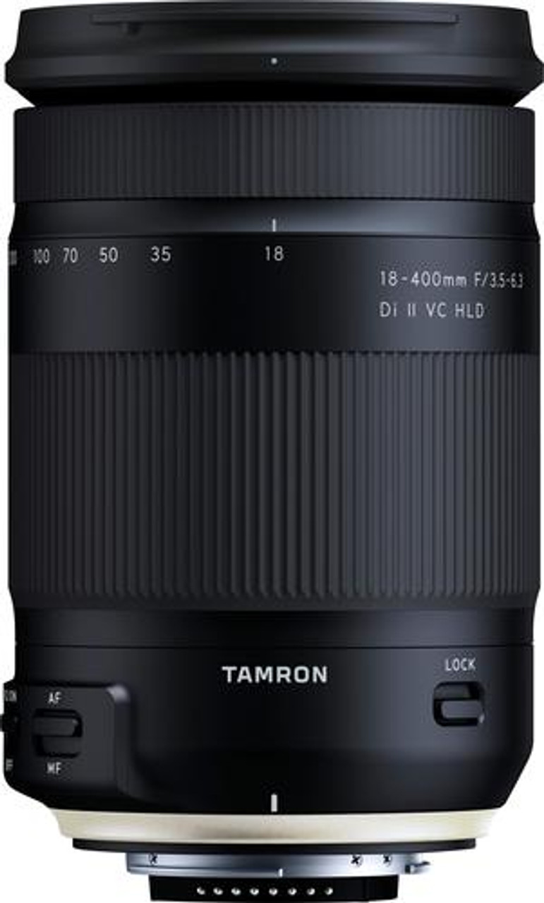 Tamron - 18-400mm F/3.5-6.3 Di II VC HLD All-In-One Telephoto Lens for Nikon APS-C DSLR Cameras - black