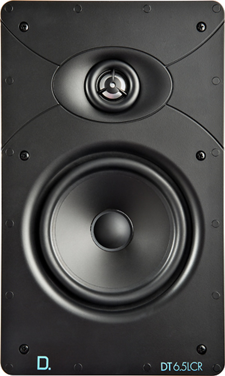 Definitive Technology - Disappearing Dual 6-1/2" In-Wall Speaker (Each) - Black