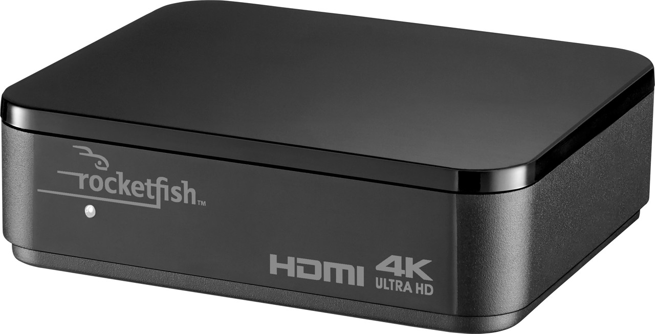 Rocketfish™ - 2-Output HDMI Splitter with 4K and HDR Pass-Through - Black