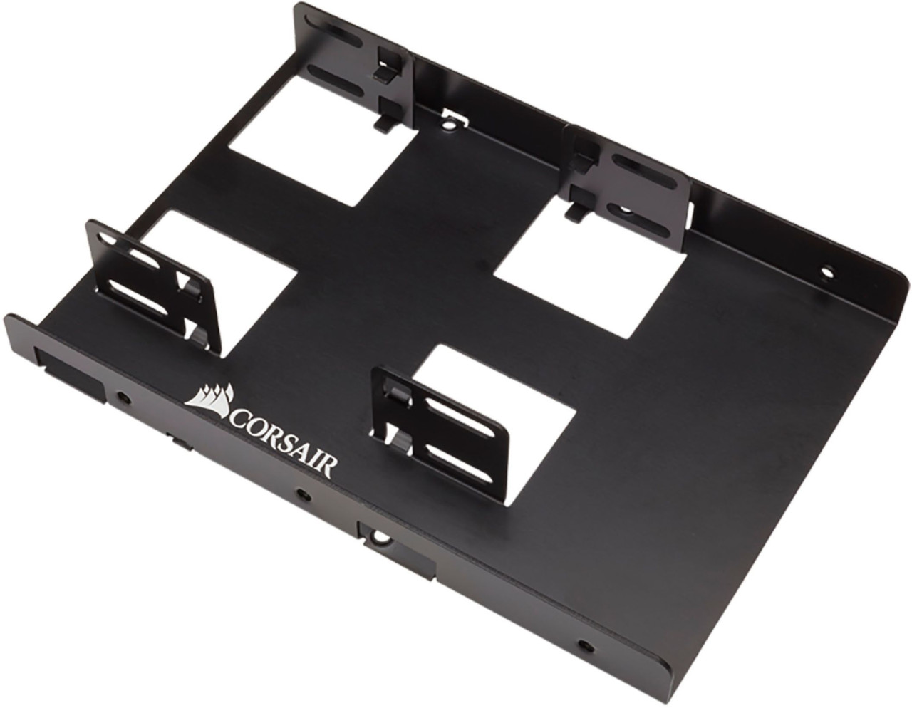 CORSAIR - Dual SATA Drive Enclosure for 2.5" Solid-State Drives - Black