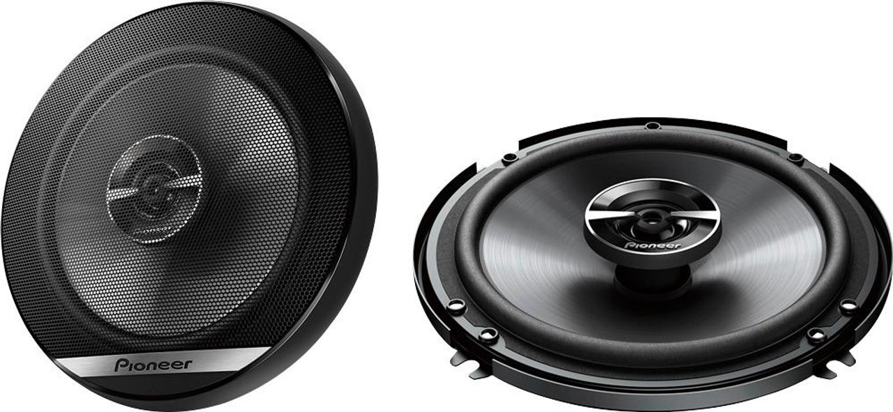 Pioneer - G-Series 6-1/2" 2-Way Car Speakers with IMPP Composite Cones (Pair) - Dark Gray