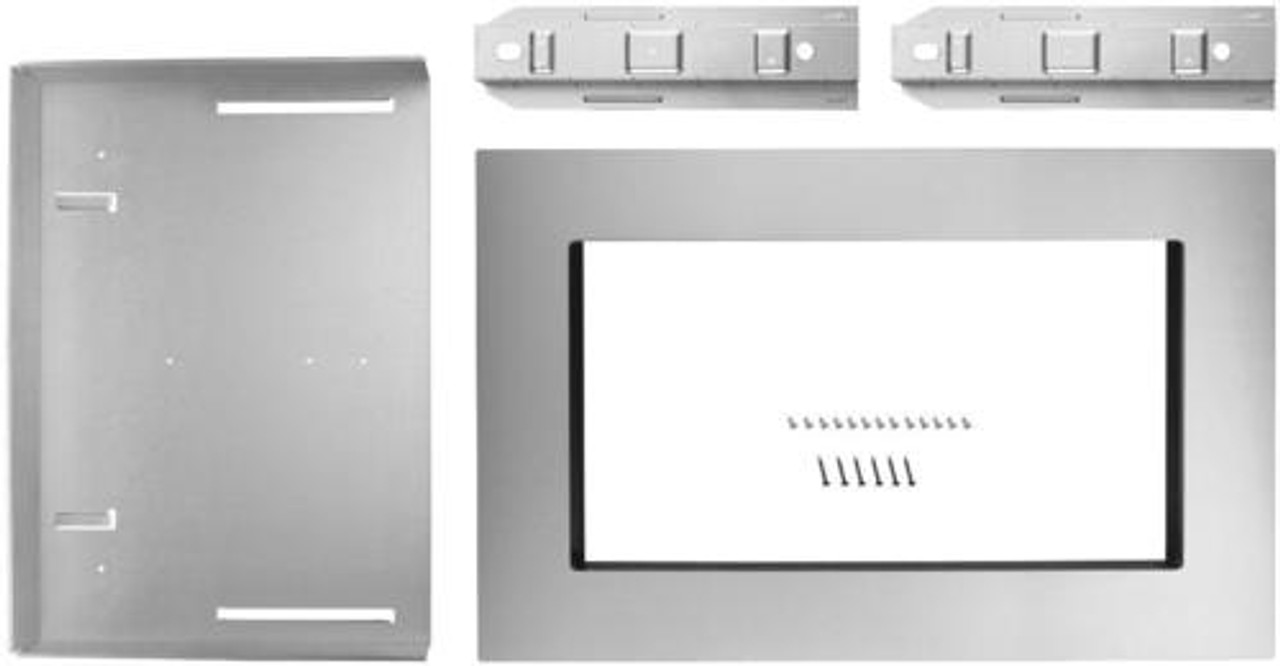 Whirlpool - 29.8" Trim Kit - Stainless steel