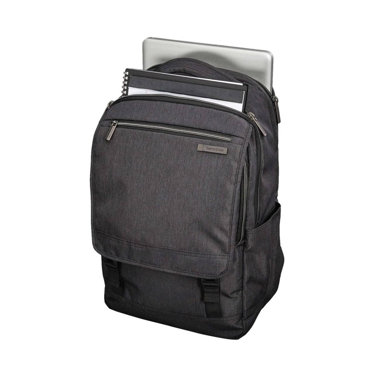 Samsonite - Modern Utility Laptop Backpack - Charcoal/Charcoal Heather