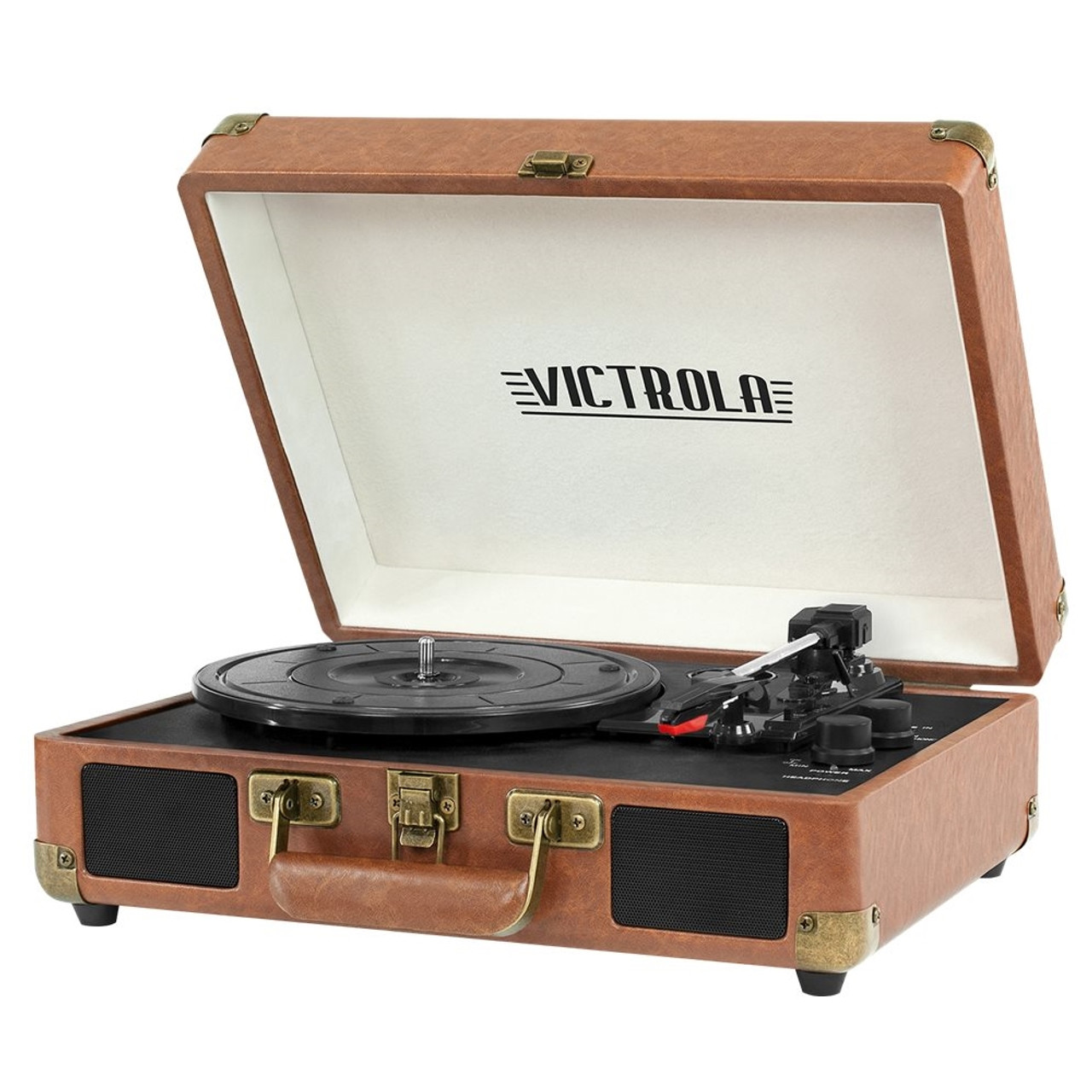 Victrola - Bluetooth Stereo Turntable - Brown