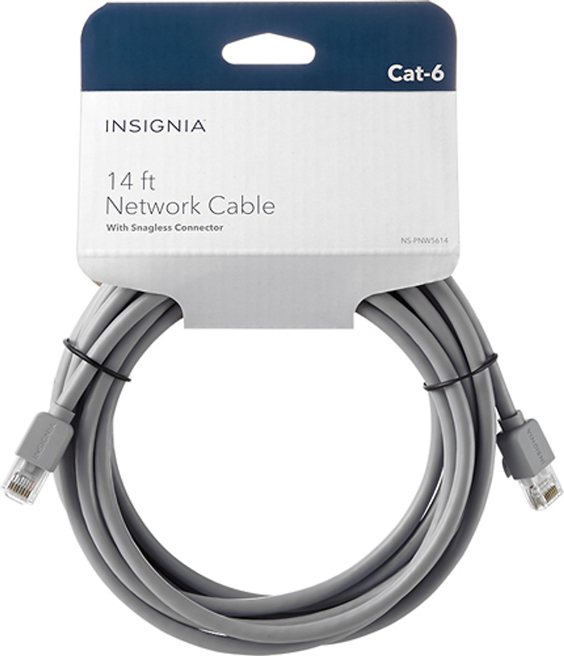 Insignia™ - 14' Cat-6 Network Cable - Gray