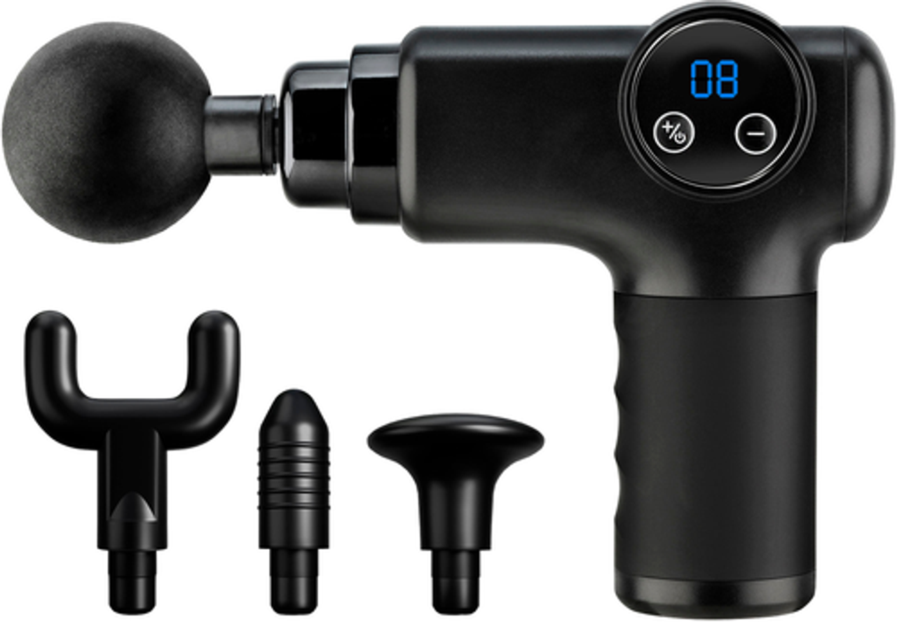 Spa Sciences - SMARTGUN PRO Therapeutic Percussion Massage Gun - Black - Black