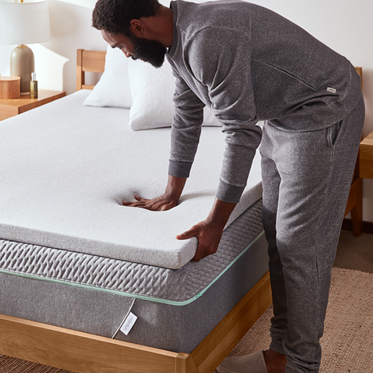 Tuft & Needle Mattress Topper - Full - Heather Gray