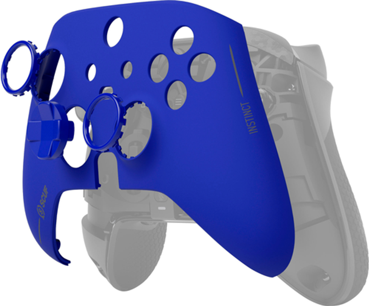 SCUF - Instinct Removeable Faceplate, Xbox Series X|S and Xbox One Controller Color Designs - Blue