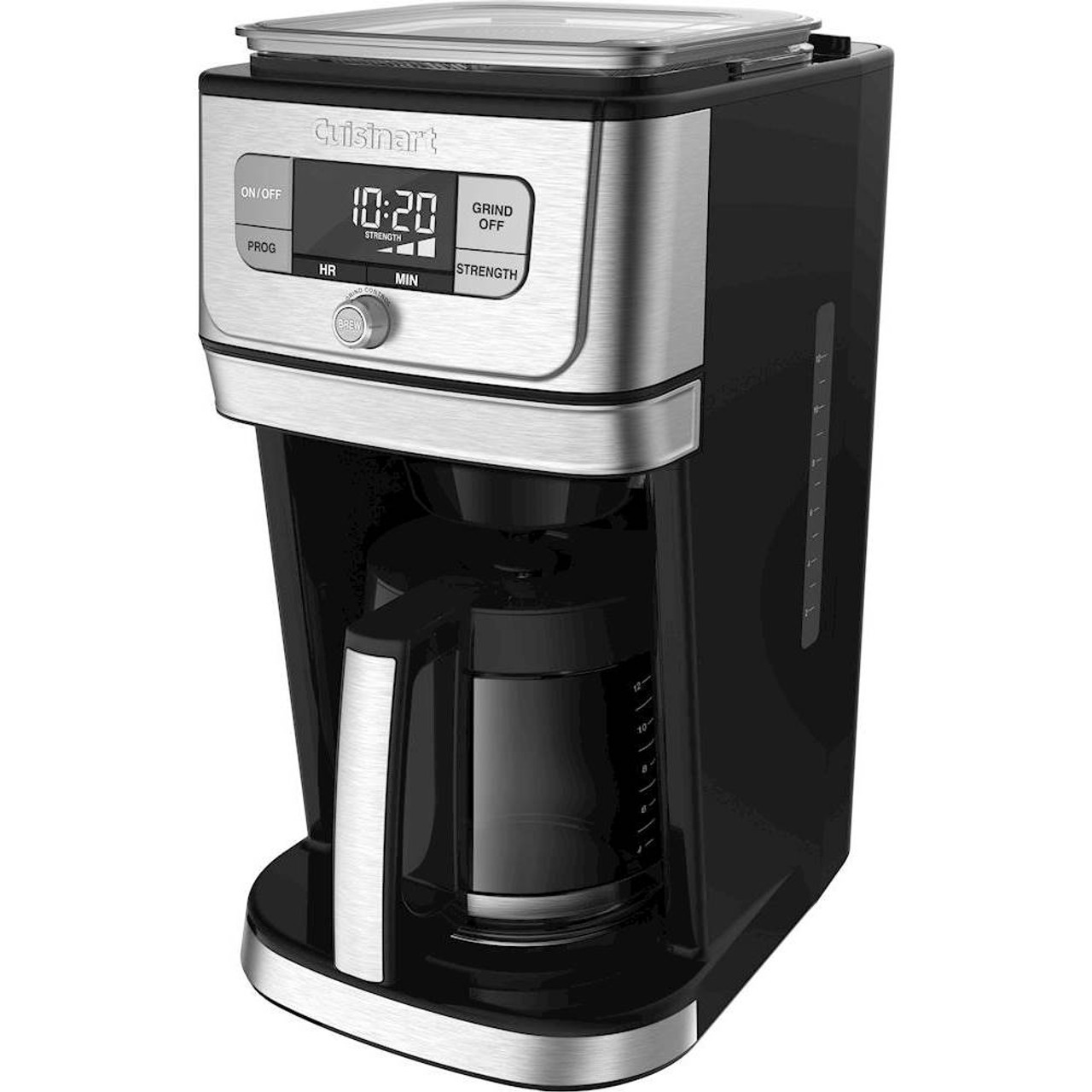 Cuisinart - Grind & Brew 12-Cup Coffee Maker - Black/Stainless