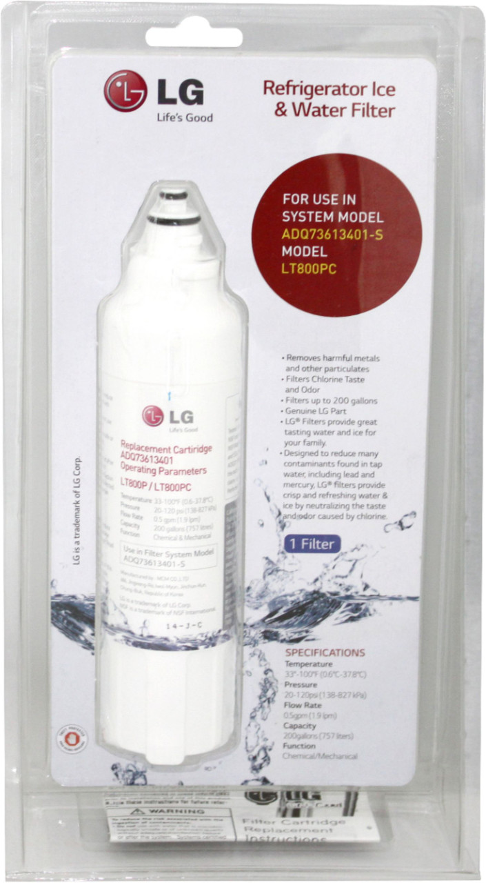 LG - Water Filter for Select LG Refrigerators - White