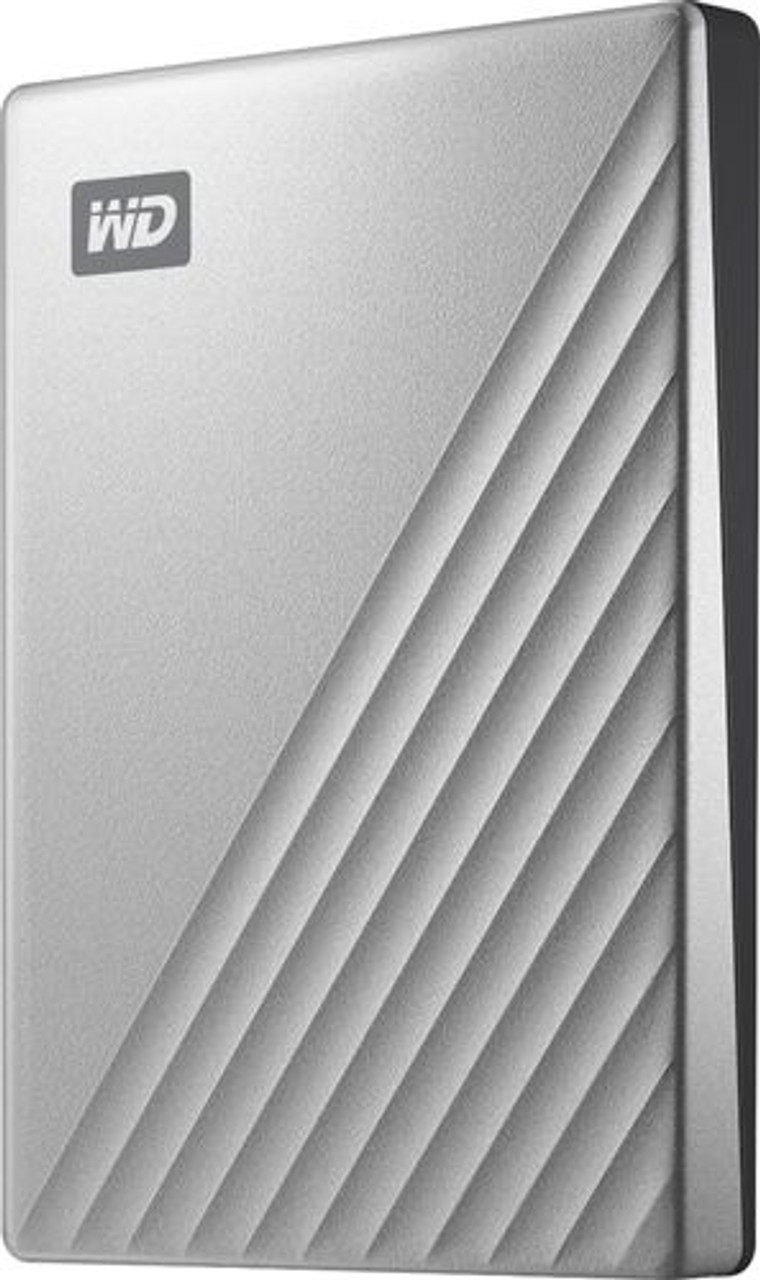 WD - My Passport Ultra for Mac 2TB External USB 3.0 Portable Hard Drive with Hardware Encryption - Silver