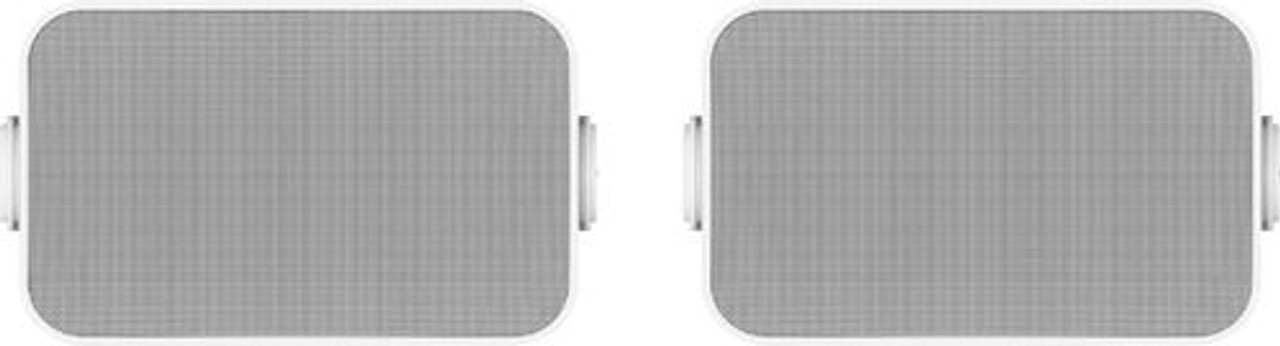 Sonos - Architectural 6-1/2" Passive 2-Way Outdoor Speakers (Pair) - White