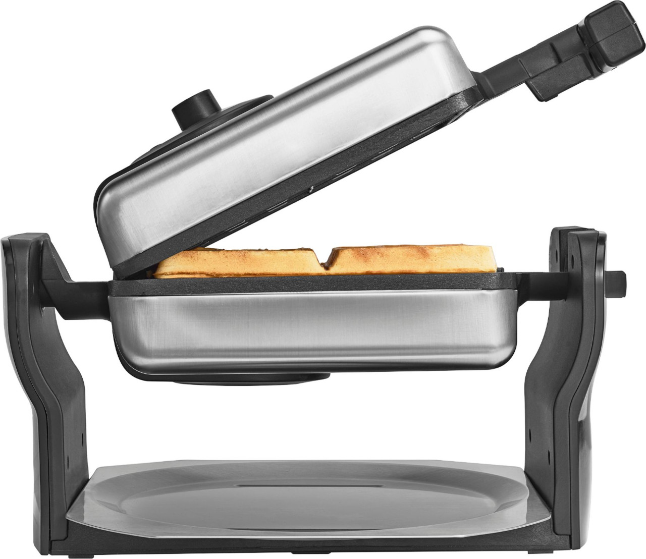 Bella - Pro Series Belgian Flip Waffle Maker - Stainless Steel