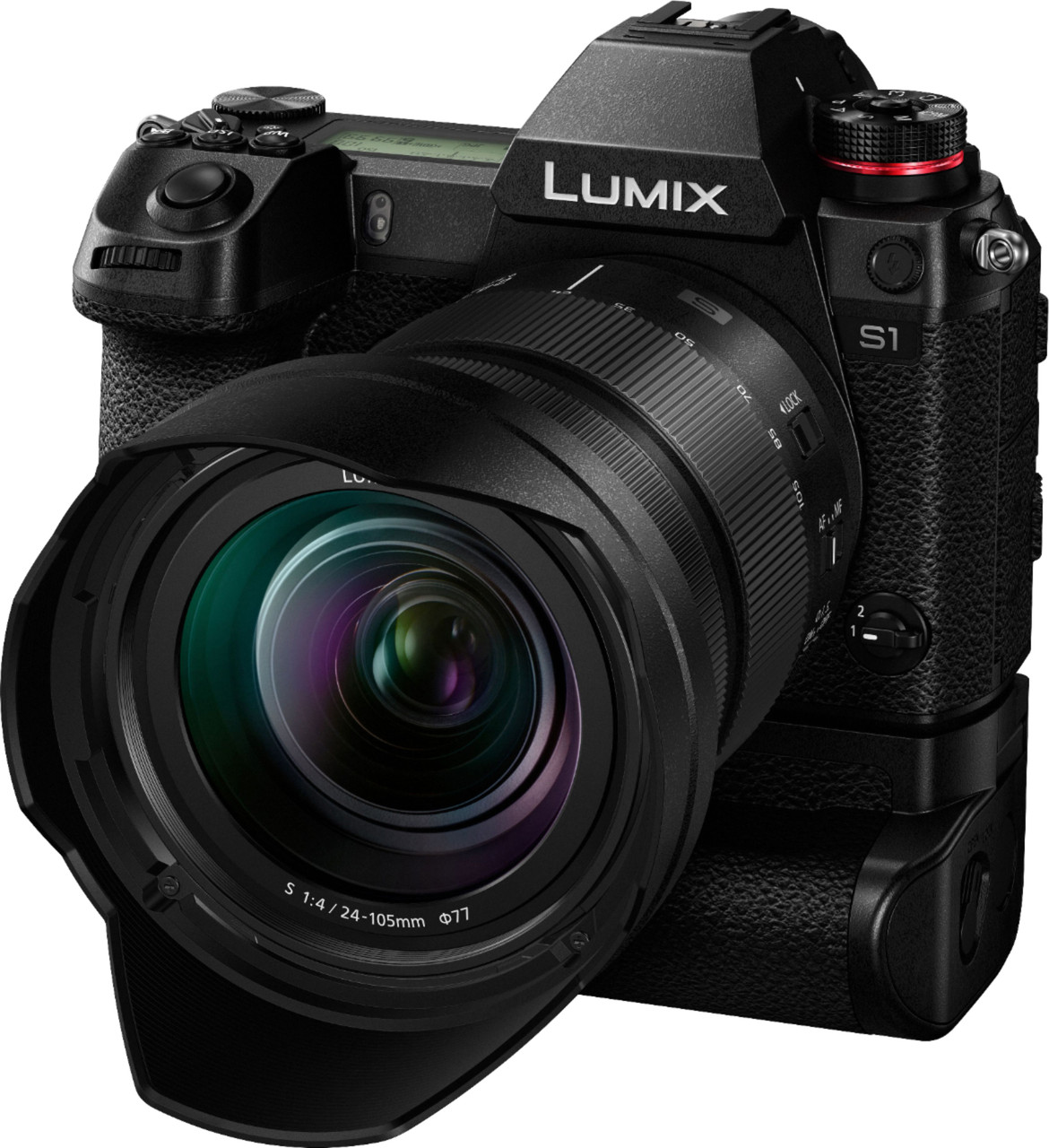 Panasonic - LUMIX S1 Mirrorless Camera with 24-105mm F4 L-Mount Lens