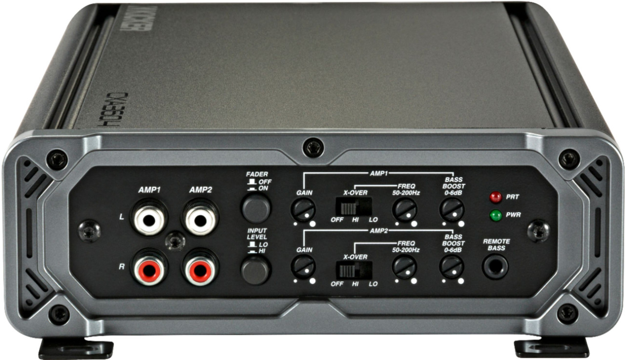 KICKER - CX 360W Class AB Bridgeable Multichannel Amplifier with Variable Crossovers - Black