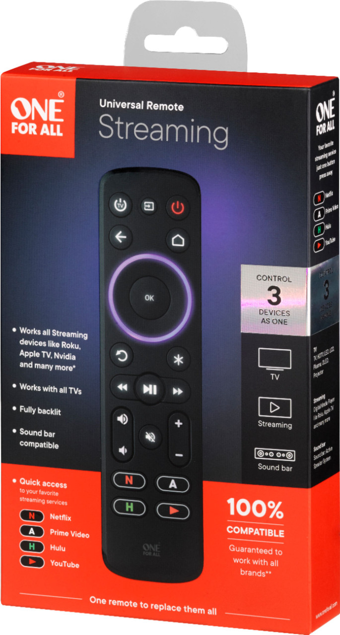 ONE FOR ALL - Streamer Remote - Black