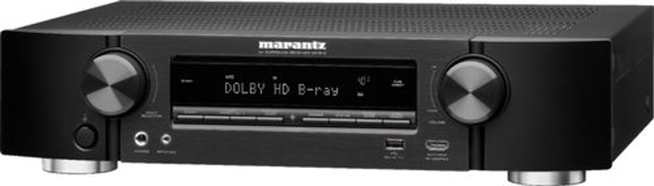 Marantz - NR 5.2-Ch. Bluetooth Capable With HEOS 4K Ultra HD HDR Compatible A/V Home Theater Receiver - Black