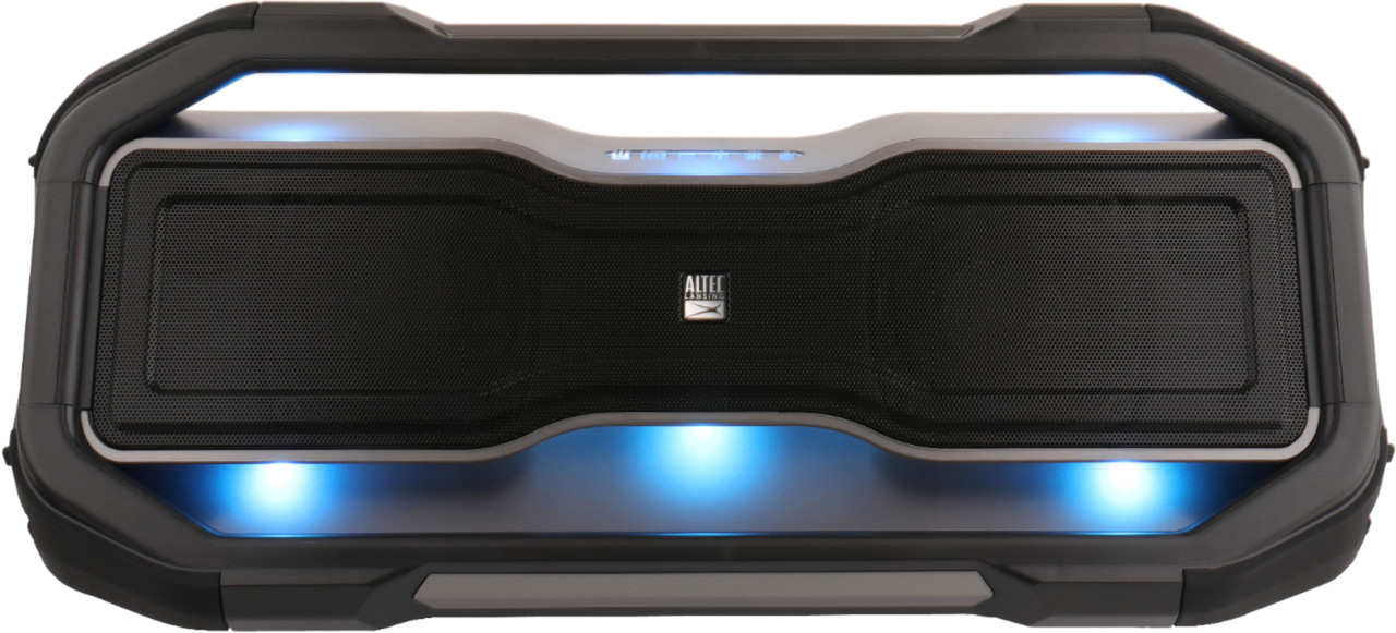 Altec Lansing - RockBox XL Portable Bluetooth Speaker - Steel Gray