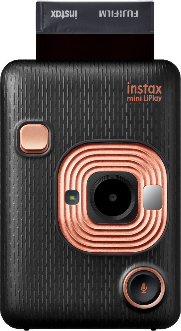 Fujifilm - instax mini LiPlay Instant Film Camera - Elegant Black