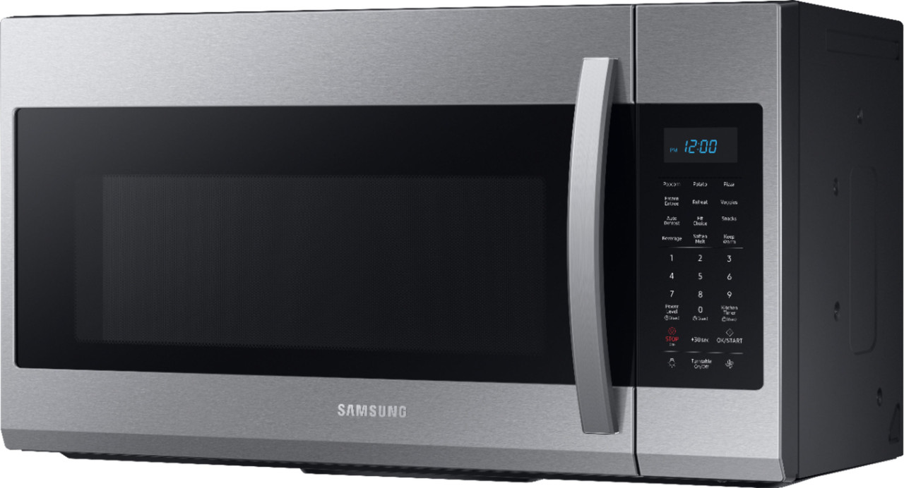 Samsung - 1.9 Cu. Ft. Over-the-Range Microwave with Sensor Cooking - Fingerprint Resistant Stainless Steel